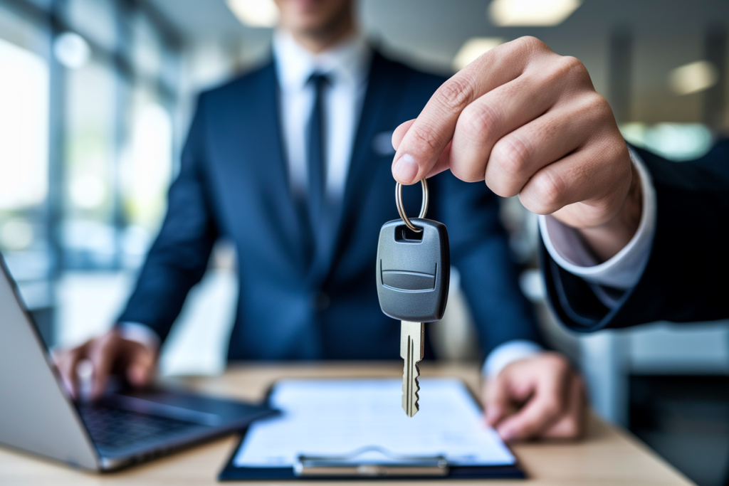 gros-plan-main-clef-voiture-concessionnaire